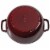 Staub Cast Iron 3.75-qt Essential French Oven - Grenadine Perspective: left
