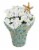 Blooming Flowers w/ Starfish Pick - Assorted Perspective: left