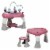 Safety 1St® Grow And Goᵀᴹ 4-In-1 Stationary Activity Center In Pink Perspective: left