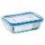 Snapware® Total Solution® Pyrex® Glass Rectangle Container with Lid - Blue / Clear Perspective: left