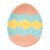 Tabletop Dottie Egg Plate Dolomite Easter Decorated St/4 A5073 Perspective: left
