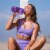 Takeya Tritan Spout Bottle - Vivacity Purple Perspective: left