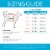 Simply Dog Medium-Large Poncho & Sombrero Pet Costume Perspective: left
