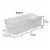 Stackable Medium Plastic Fridge Pantry and Closet Organization Bin with Handles Perspective: left
