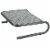 Mind Reader Ventilated Metal Monitor Stand with Keyboard Storage Perspective: left