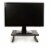 Mind Reader Ventilated Metal Monitor Stand with Keyboard Storage Perspective: left
