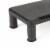 Mind Reader Plastic Small Monitor Stand Riser with Pen Storage - Black Perspective: left