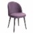 Elle Decor Cami Vanity Chair in French Violet Perspective: left