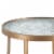 Elle Decor Mirabelle Outdoor Side Table in French Gold Perspective: left