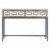 Tommy Hilfiger Hayworth Mirrored Console Table Ash Gray Brown Perspective: left