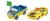 Mattel Cars 3 Race Team Charlie Checker & Dexter Hoover with Green Flag Toy Car Perspective: left