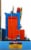 Mattel Hot Wheels® Downtown Police Station Breakout Play Set Perspective: left