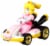 Mattel® Hot Wheels® Mario Kart™ Peach Standard Kart Toy Vehicle Perspective: left