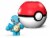 MEGA™ Pokemon™ Poke Ball Building Set -  Squirtle Perspective: left