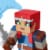 Mattel Minecraft Dungeons 325 Valorie Figure Perspective: left