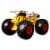 Mattel Hot Wheels Monster Trucks Twin Mill Vehicle Perspective: left