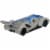 Mattel Hot Wheels Jurassic World Character Cars - Velociraptor Blue Perspective: left