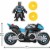 Fisher-Price® Imaginext DC™ Super Friends Bat-Tech Batcycle Push-Along Vehicle and Batman Figure Perspective: left