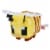 Mattel Minecraft Bee Plush Figure Perspective: left