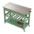 Carolina 44  Kitchen Island Equestrian Green Perspective: left