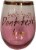 West Coast Novelty Corp. Galentine's Day Wine Glasses - Pink/Gold Perspective: left