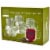 Dash of That Essentials Clear Double Wall Glass Mug Set Perspective: left