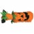 Holiday Home Pumpkin Pet Costume Perspective: left