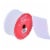 Holiday Home® 2.5" Wire Edge Iridescent Glitter Ribbon - White Perspective: left