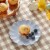 SDS for HD Designs Scalloped Dessert Plate – Hydrangea Perspective: left