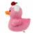 Holiday Home 8 Inch Light Pink Duck Plush Perspective: left