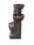 HD Outdoors 3-Tier Bowl Fountain made of cement and plastic. Perspective: left