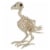 Holiday Home Skeleton Crow Decoration Perspective: left