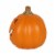 Holiday Home 5.25" Orange Excited Pumpkin Light Up Halloween Décor Perspective: left