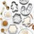 Holiday Home Metal Mini Bakeware Pans - Gingerbread Perspective: left