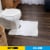 Mohawk Home Modavari Turkish Countour Bath Rug - BRIGHT WHITE Perspective: left