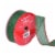 Holiday Home® 1.5" Wire Edge Faux Burlap Ribbon - Green Perspective: left