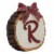 Holiday Home Tree Stump Monogram R Christmas Holiday Décor Perspective: left