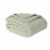HD Designs® Heathered Cozy Knit Blanket - Green Perspective: left