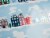 Holiday Home 30 Inch Ticky Tacky Houses Gift Wrap Roll Perspective: left