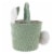 Holiday Home® Easter 10.5-Inch Courduroy Bunny Basket - Green Perspective: left