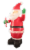 Holiday Home Inflatable Santa Claus Perspective: left
