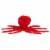 Holiday Home 26.5 Inch Orange Octopus Plush Perspective: left