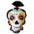 Holiday Home Day Of The Dead Skull Shaped Treat Bags Perspective: left
