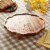 Sewing Down South 13 Inch Scalloped Footed Wood Board Perspective: left
