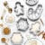Holiday Home Metal Mini Bakeware Pans - Snowflake Perspective: left