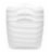 Everyday Living Ribbed Medium Bins - White Perspective: left