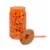 Holiday Home Halloween Decal Tumbler - Orange Perspective: left