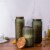 SDS for HD Designs Frosted Glass Canister - Green Perspective: left