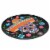 Holiday Home Day of the Dead Melamine Round Platter Perspective: left