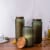SDS for HD Designs Frosted Glass Canister - Green Perspective: left
